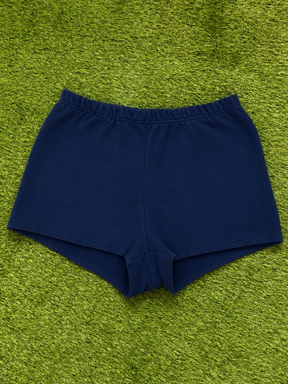 TNA CozyAF Fleece Navy Sweat Shorts Size Medium